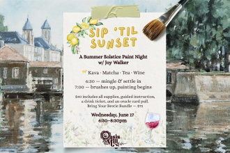 Sip 'Til Sunset - A Summer Solstice Paint Night w/ Joy Walker Photo