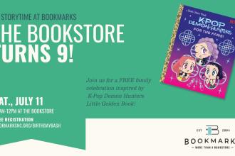 Storytime at Bookmarks: Birthday Bash Photo
