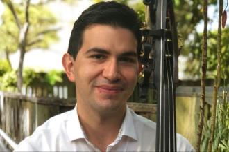 Double Bassist Christian Gray in Recital Photo