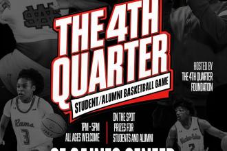 The 4th Quarter Student/Alumni Basketball Game Photo