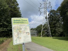 Peachtree Greenway connector at Salem Creek Greenway