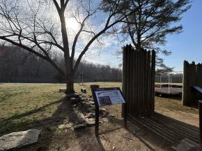 Palisade Fort entrance Bethabara Park